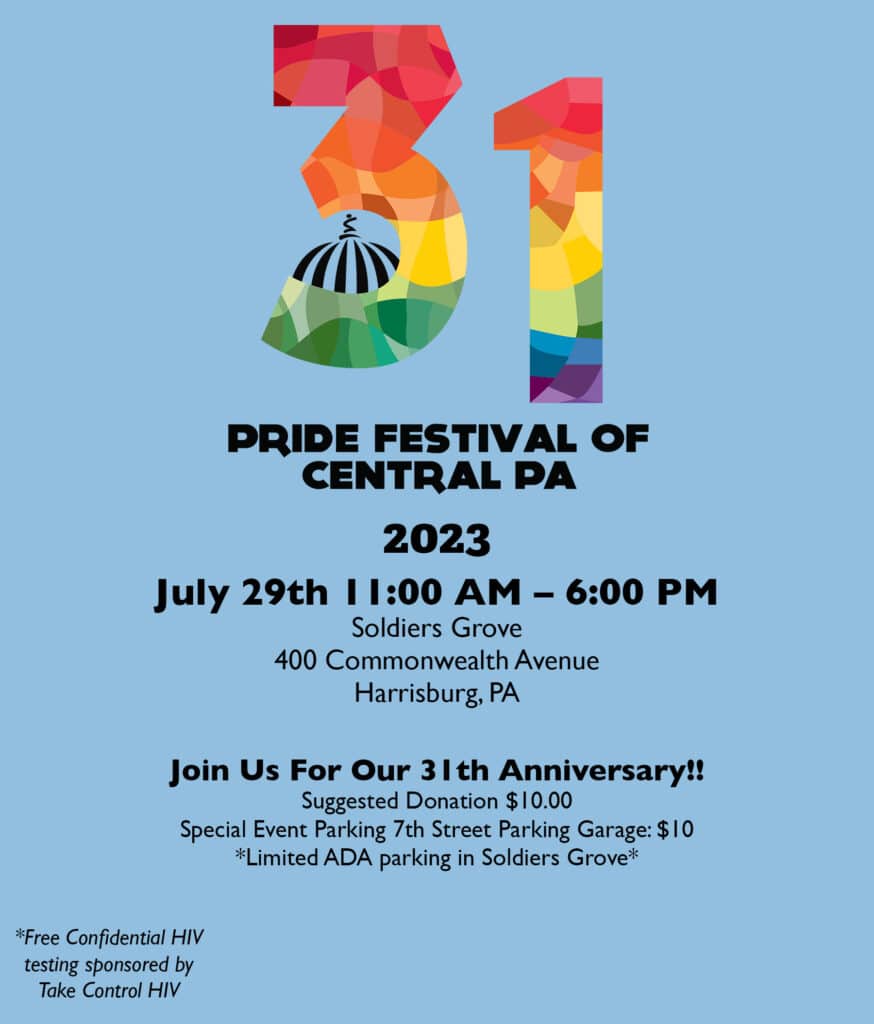 Pride Festival of Central PA 2023 Pride Festival of Central PA